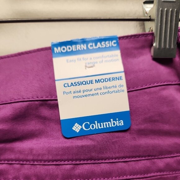 NWT Columbia Kenzie Cove Purple Shorts Women's Size 8 new - Picture 2 of 6
